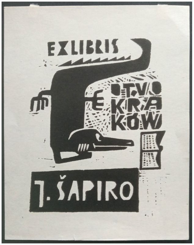 Chwedczuk Mariusz - Exlibris J. Sapiro, X2, 1964