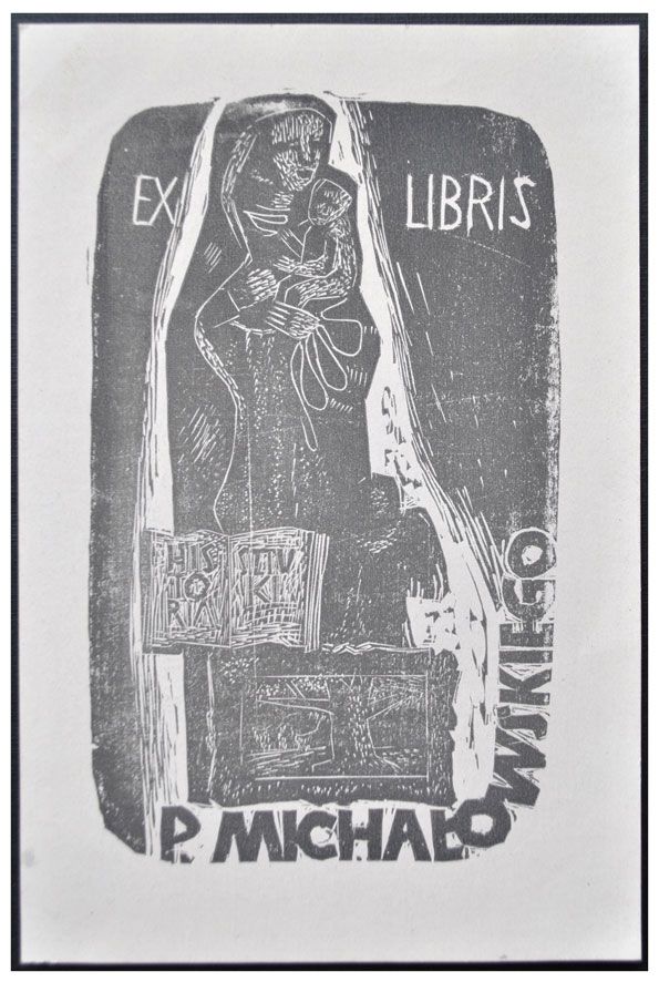 Olejniczak Jan - Exlibris P. Michałowskiego, X2, 1952