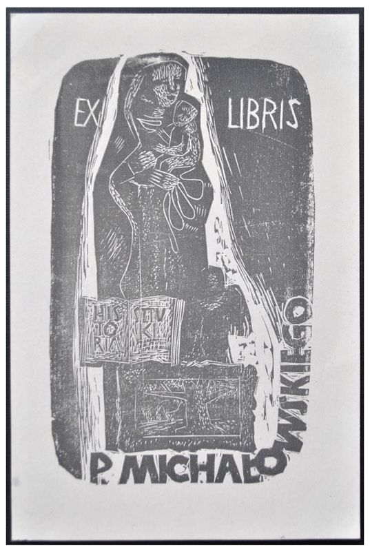 Olejniczak Jan - Exlibris P. Michałowskiego, X2, 1952