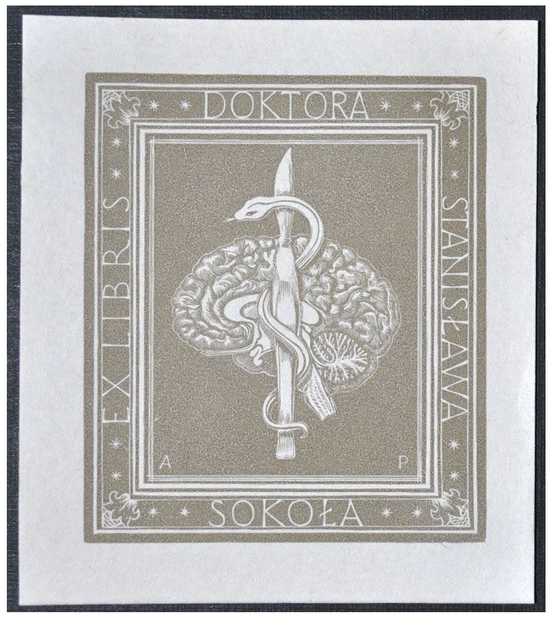 Półtawski Adam (1) Exlibris Doktora Stanisława Sokoła, X2