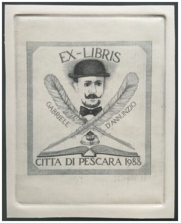 Zajdel Wanda - Exlibris Citta di Pescara 1988, C