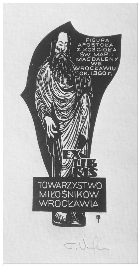 Wenhrynowicz Tyrsus - Exlibris Towarzystwo Miłośników Wrocławia, X2
