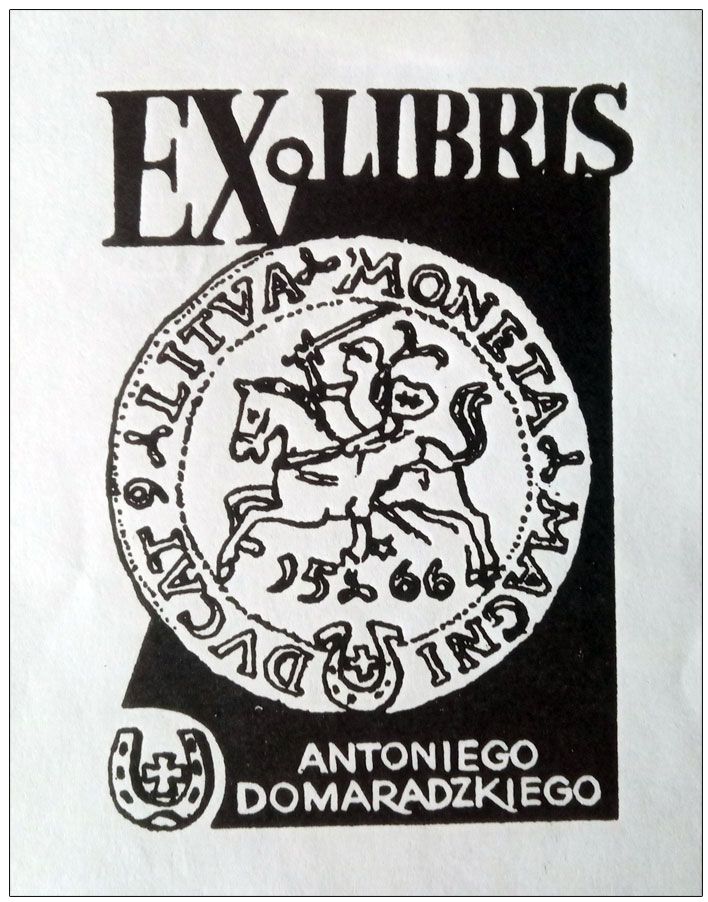 Wieczorek Janusz - Exlibris Antoniego Domaradzkiego, P1