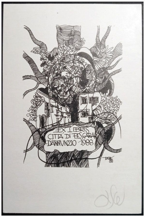 Tarłowski Józef - Exlibris Citta di Pescara, P7, 1988