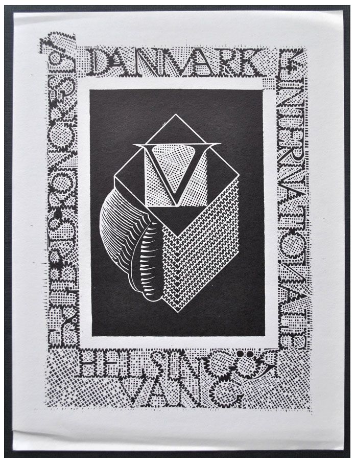 Sielicki Aleksander - Exlibris Internationale Kongres Danmark, C8, 1972