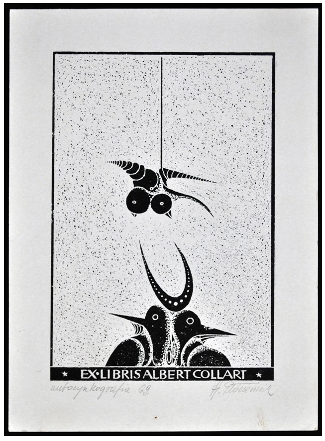 Płociennik Henryk (3) Exlibris Ottmar Premstaller, autocynkografia, 1969