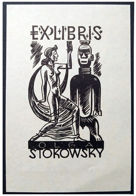 Sopoćko Konstanty (2) Exlibris Olga Stokowsky, X2