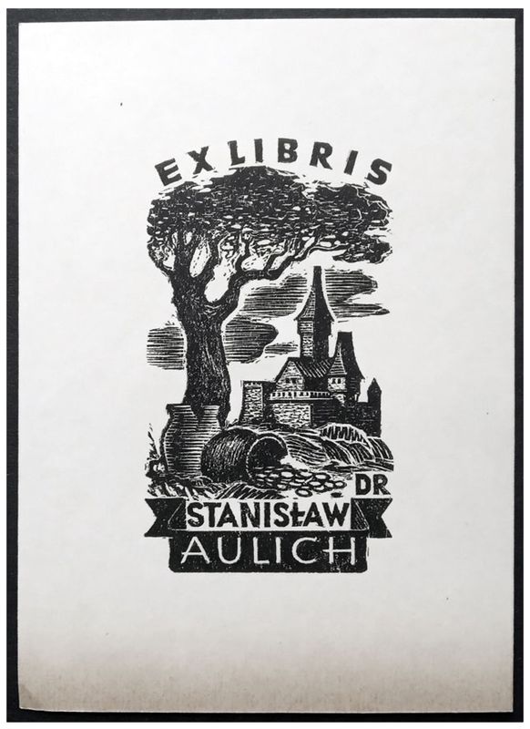 Sopoćko Konstanty (1) Exlibris dr Stanisław Aulich, X2, 1959