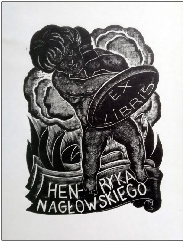 Mrożewski Stefan (2) Exlibris Henryka Nagłowskiego, X2