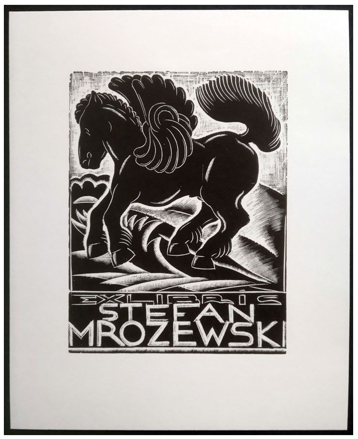 Mrożewski Stefan (3) Exlibris Stefan Mrożewski, X2