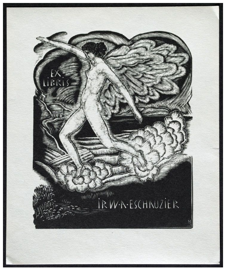 Mrożewski Stefan (4) Exlibris IR. W.A. Eschauzier, X2, 1949