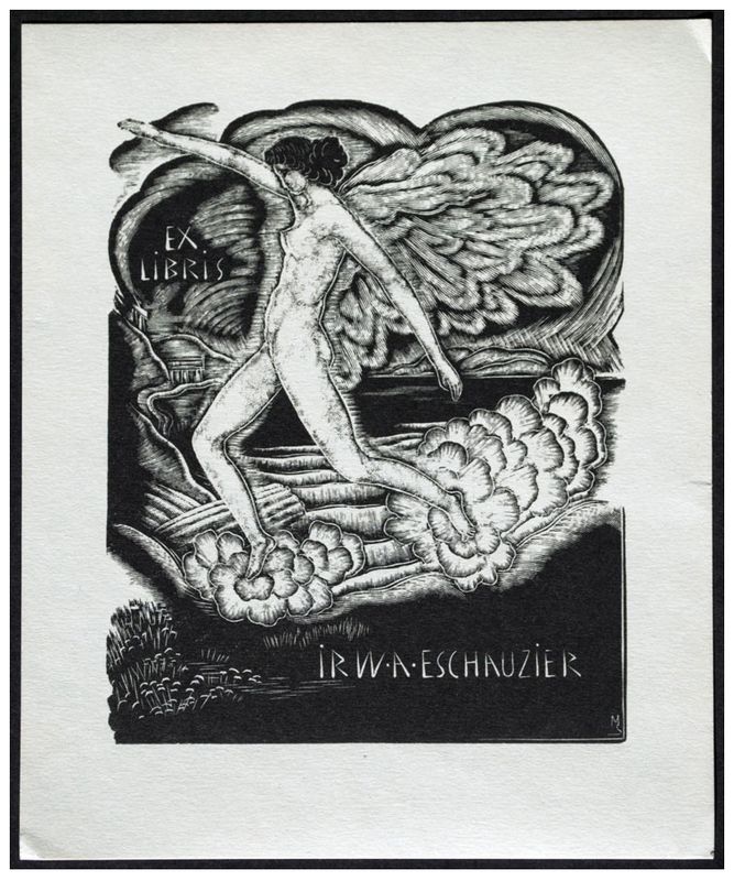 Mrożewski Stefan (4) Exlibris IR. W.A. Eschauzier, X2, 1949