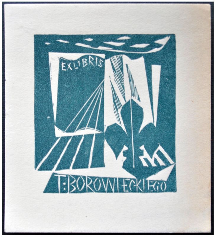 Młodzianowski Adam (2) Exlibris T. Borowieckiego, X2