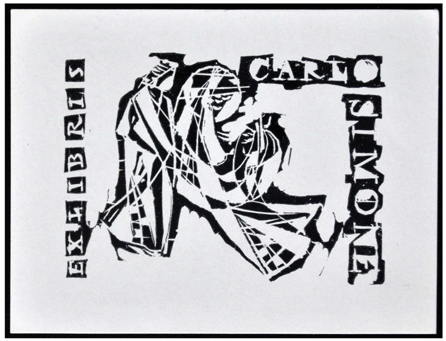 Młodzianowski Adam (5) Exlibris Carl Simone, X2