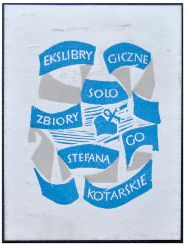 Młodzianowski Adam (1) Exlibris Stefana Kotarskiego, X2, 1962