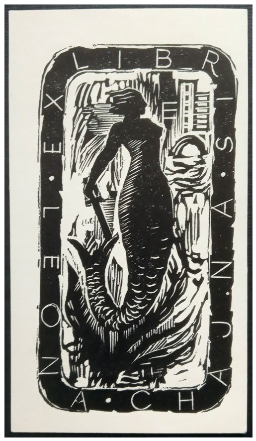 Młodzianowski Adam (3) Exlibris Leona Chajna, X2