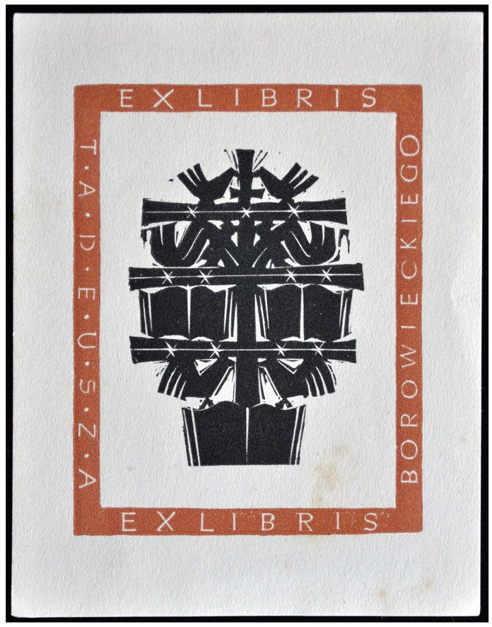 Młodzianowski Adam (6) Exlibris Tadeusza Borowieckiego, X2