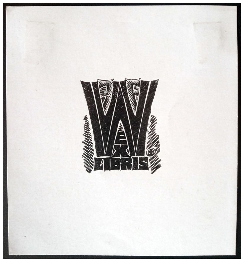 Gołębniak Antoni (01) Exlibris W, X2