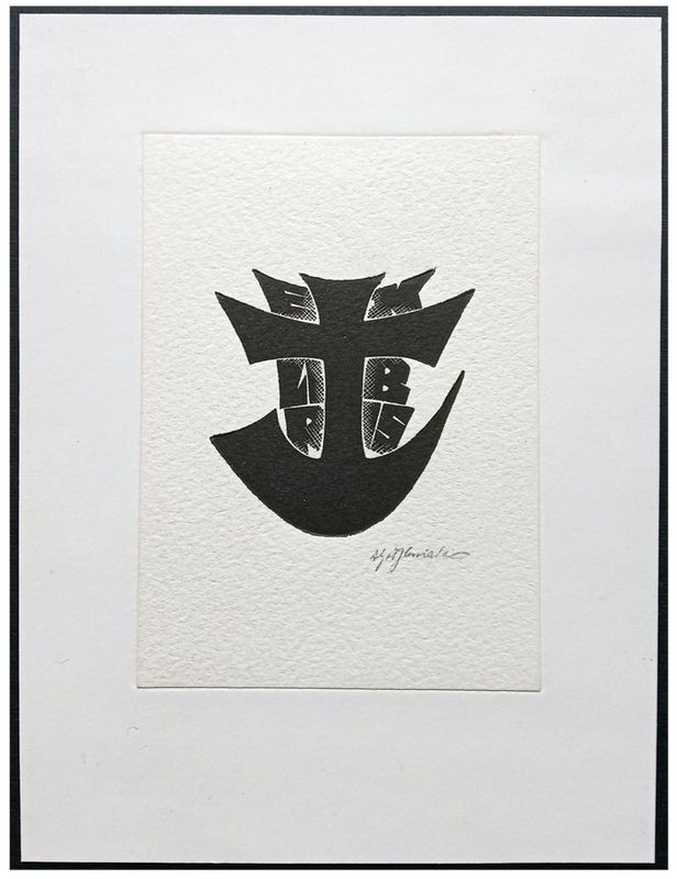 Gołębniak Antoni (03) Exlibris [własny?], X2