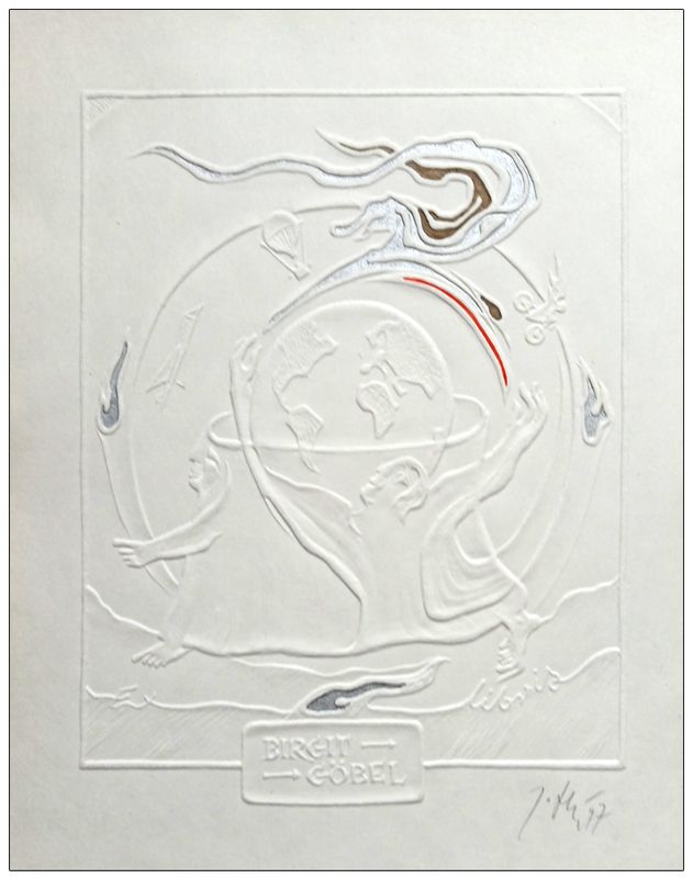 Halicki Janusz (02) Exlibris Birgit Goebel, 1997