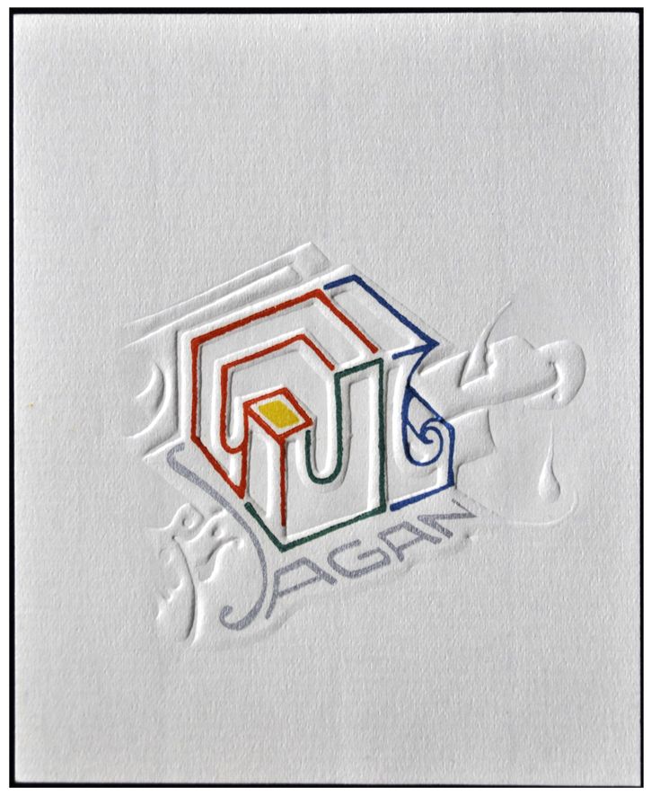 Halicki Janusz (01) Exlibris Sagan (?), P1/4+suchoryt, 1976