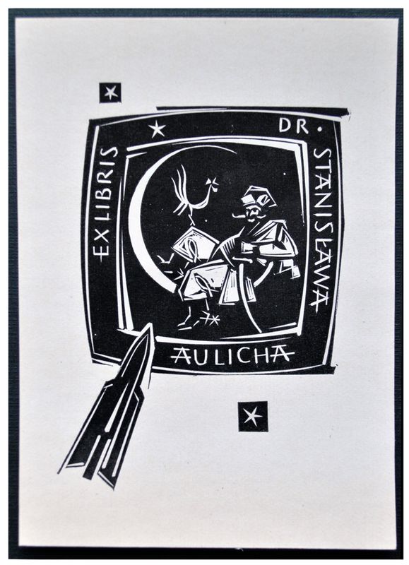 Krzywka Ryszard (03) Exlibris dr. Stanisława Aulicha, X2