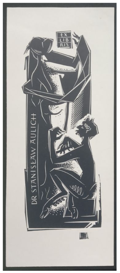 Krzywka Ryszard (02) Exlibris dr Stanisław Aulich, X2