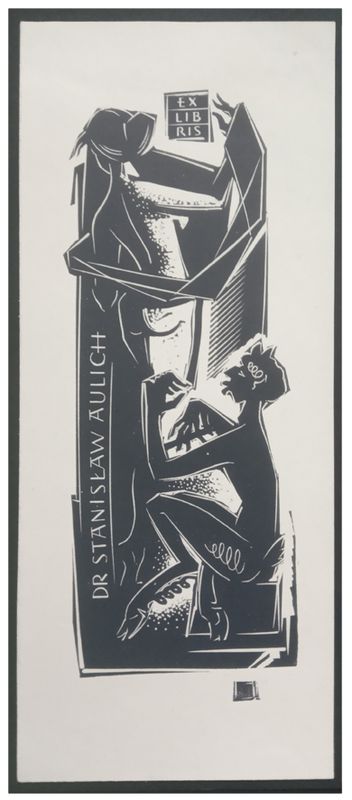 Krzywka Ryszard (02) Exlibris dr Stanisław Aulich, X2