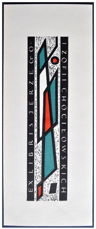 Krzywka Ryszard (04) Exlibris Jerzego i Zofii Chociłowskich, X2