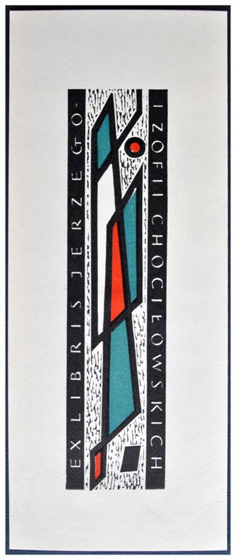 Krzywka Ryszard (04) Exlibris Jerzego i Zofii Chociłowskich, X2