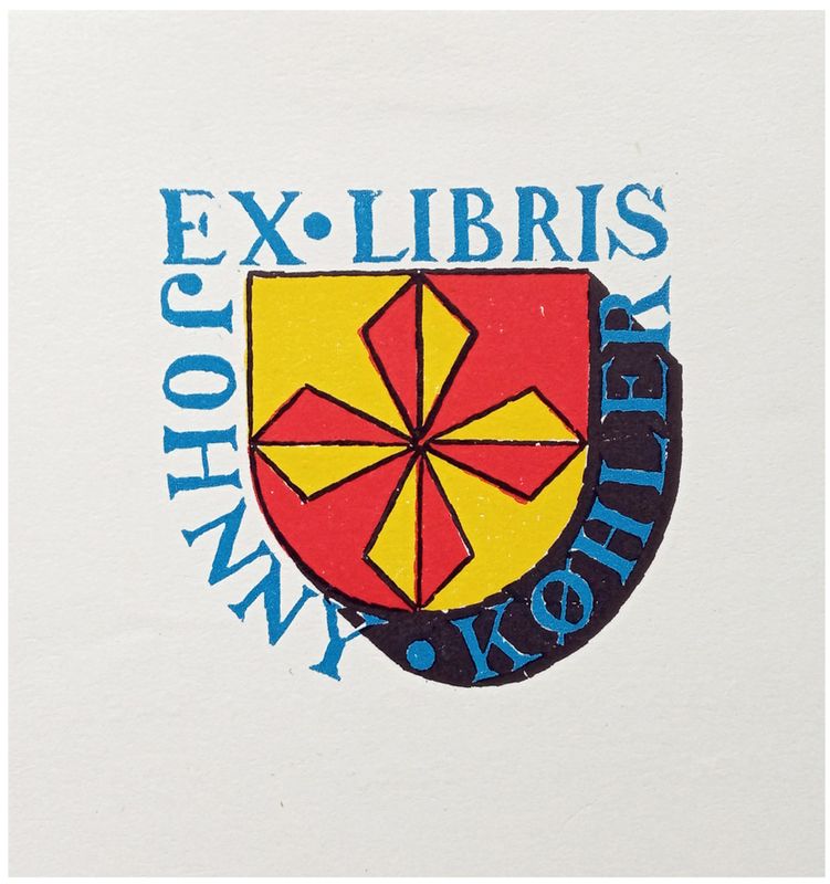 Przypkowski Tadeusz (15) Exlibris Johnny Kohler, X3/4, 1959