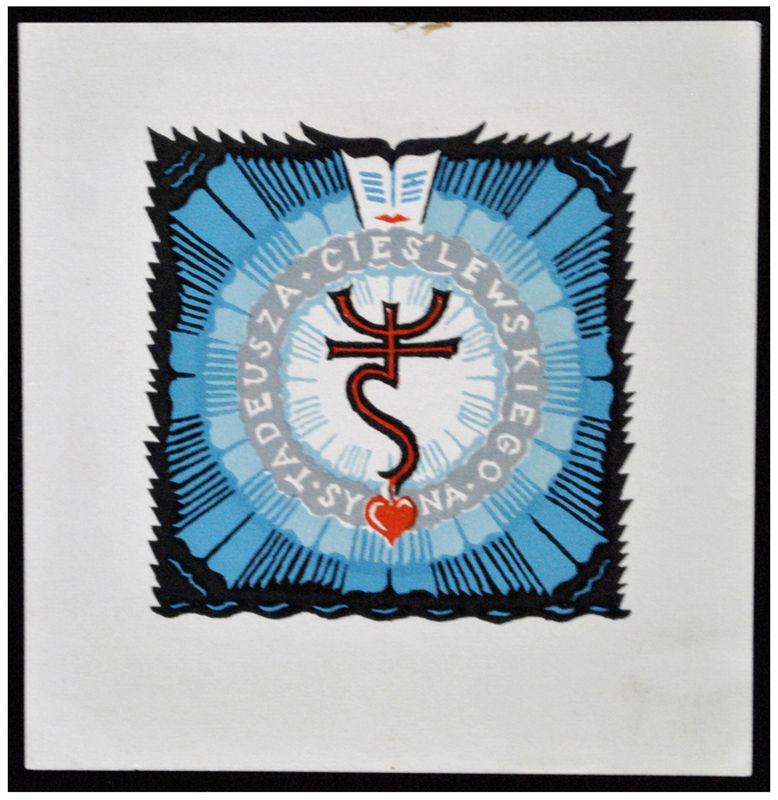 Przypkowski Tadeusz (07) [Exlibris] Tadeusza Cieślewskiego syna, X3/3, 1941