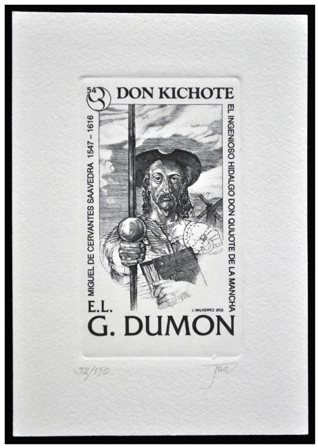 Walkiewicz Jan (11) Exlibris G. Dumon, C2, 2002