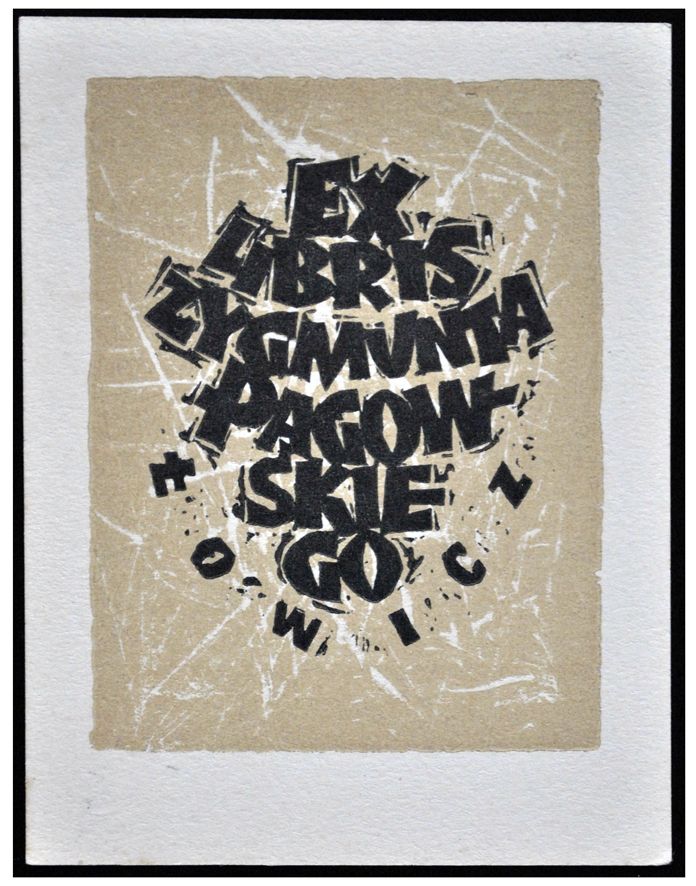 Młodzianowski Adam (7) Exlibris Zygmunta Pągowskiego, Łowicz, X2, 1958