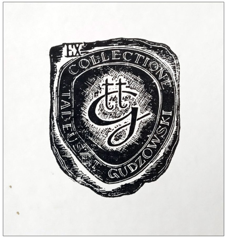 Langner Wiktor (01) Exlibris Tadeusz T. Gudzowski, 1972