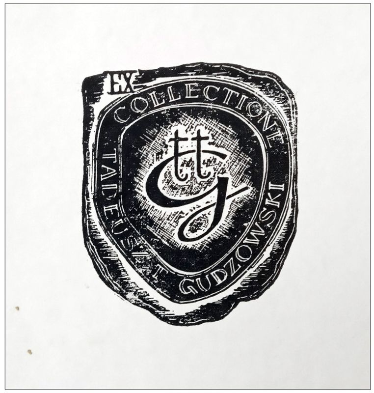 Langner Wiktor (01) Exlibris Tadeusz T. Gudzowski, 1972