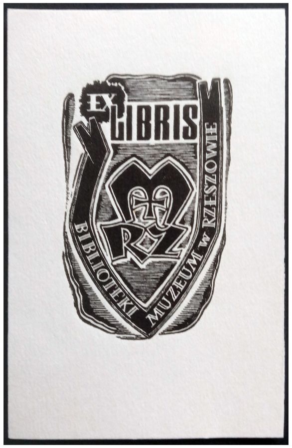 Langner Wiktor (02) Exlibris Biblioteki Muzeum w Rzeszowie, X2, 1967