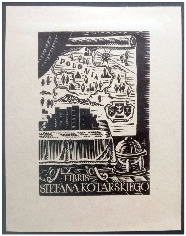 Łuckiewicz Stanisław (02) Exlibris Stefana Kotarskiego, X2, 1957