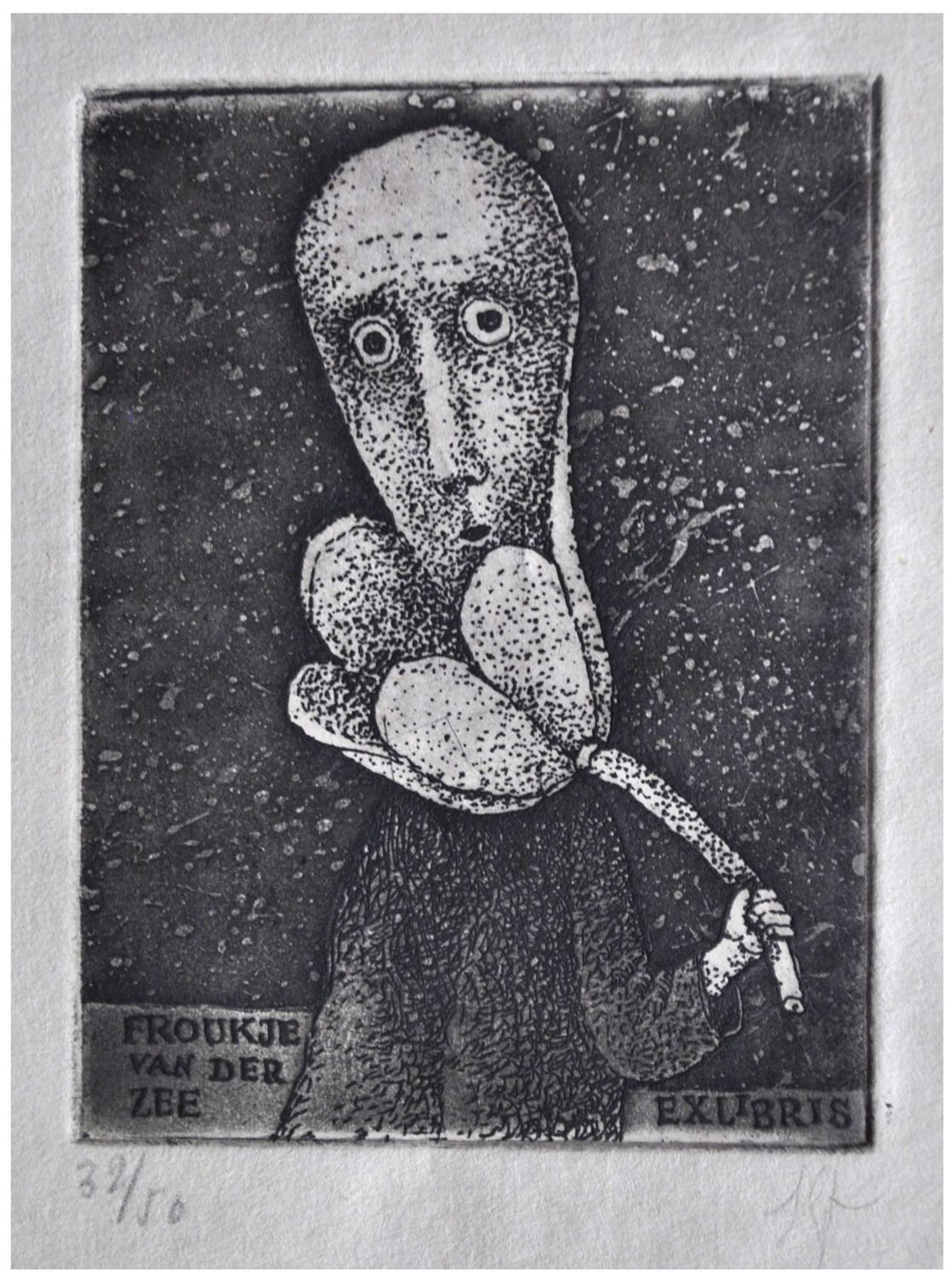 Eidrigevicius Stasys (1) Exlibris Frouke Van Der Zee