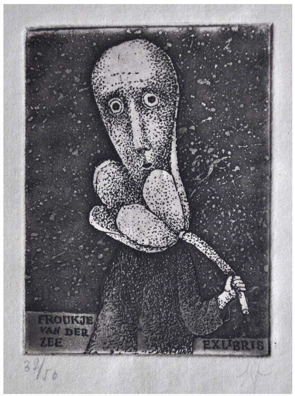 Eidrigevicius Stasys (1) Exlibris Frouke Van Der Zee