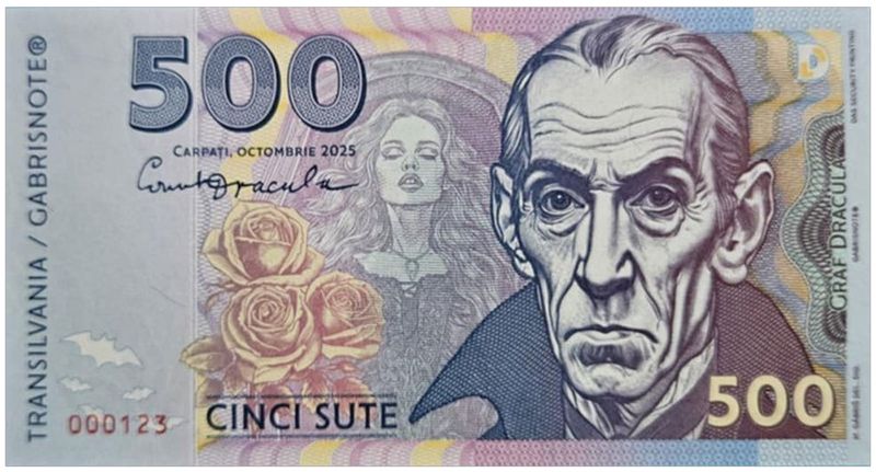 2025/09a 500 Draculi Hrabia Drakula Transylwania (numerowana bez serii)