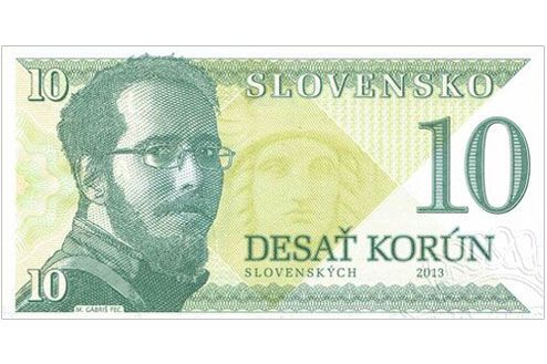 2013 10 koron wizytówka Mateja Gábriša