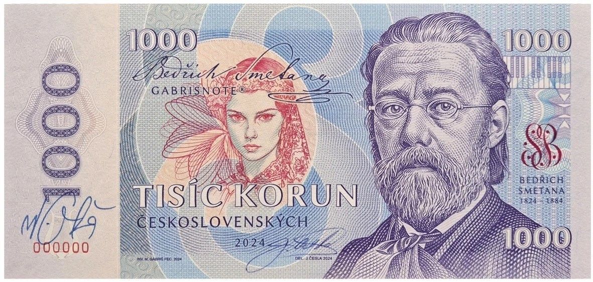 2024/14bgc Bedrich Smetana (000000) + autograf Jozefa Česli + autograf Mateja Gábriša