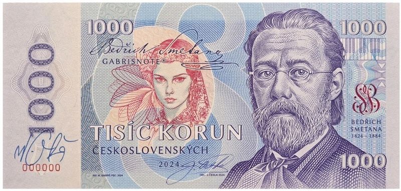 2024/14bgc Bedrich Smetana (000000) + autograf Jozefa Česli + autograf Mateja Gábriša