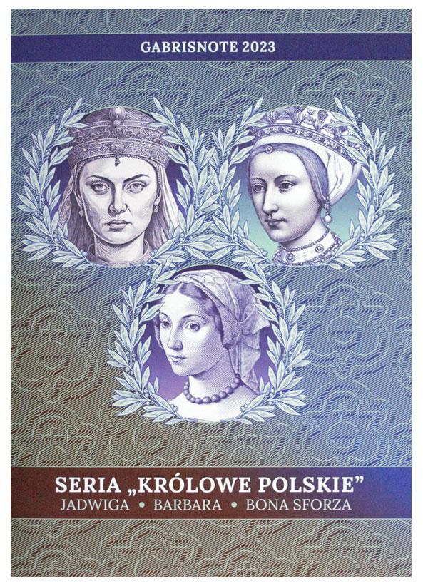 2023/15j Królowe Polski - zestaw (MG000000) +  folder w języku polskim