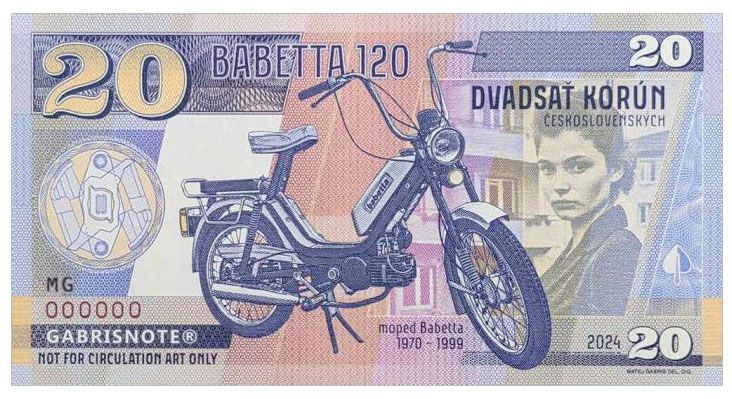 2024/03c Motocykle socjalizmu Babetta 210 (MG000000) - nakład tylko 75 sztuk!!!