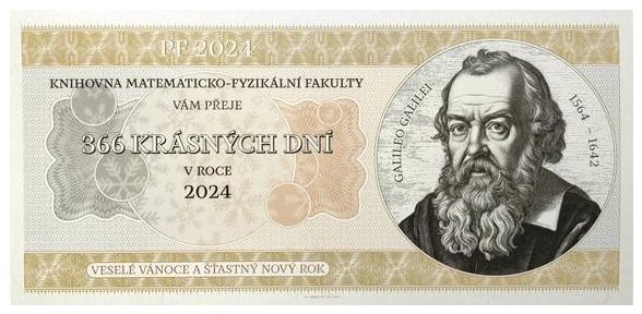 PF 2024 (Pour feliciter 2024) Galileo Galilei (1564-1642)