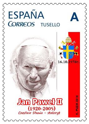2018 Hiszpania Jan Paweł II - 40. rocznica wyboru (II)