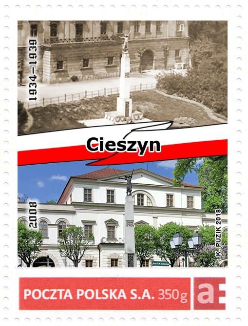 KP051 Odbudowane pomniki prof. Jana Raszki - Cieszyn