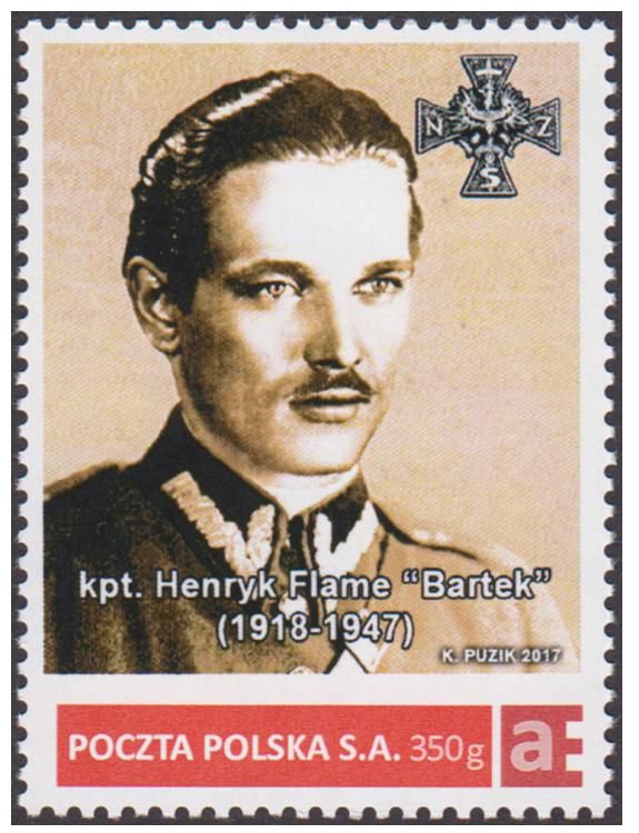 KP031 75. rocznica powstania Narodowych Sił Zbrojnych (1942-2017) - kpt. Henryk Flame „Bartek”